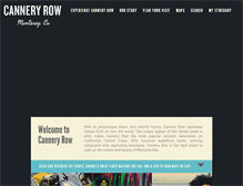 Tablet Screenshot of canneryrow.com